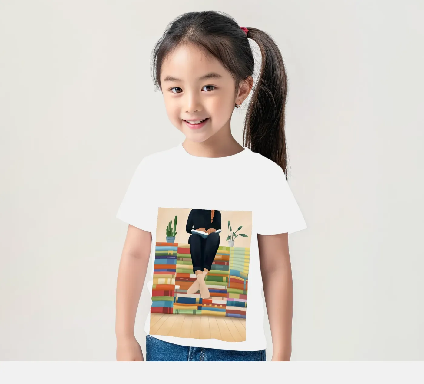 Books!! t-shirt bambini da Flow Line