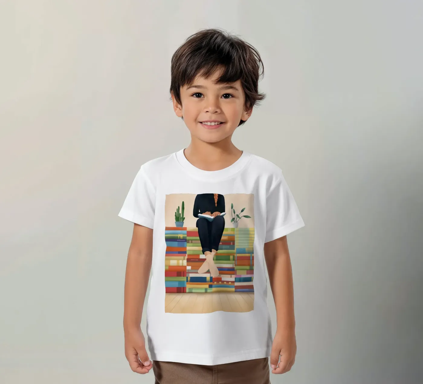 Books!! t-shirt bambini da Flow Line