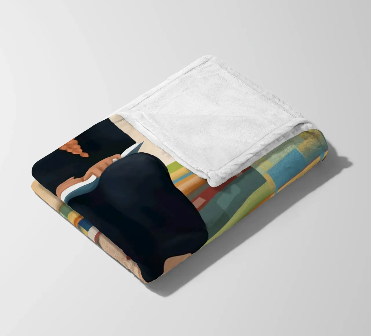 Books!! coperta in pile da Flow Line