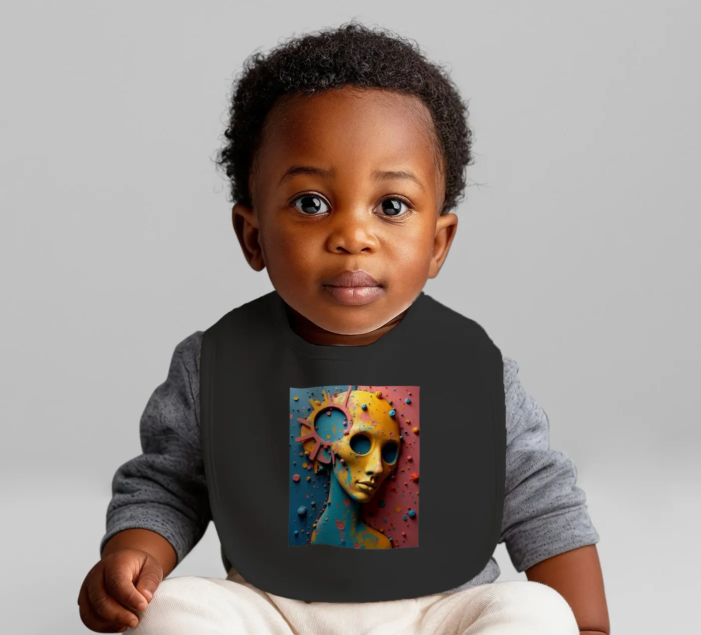 Knowledge gap baby bib by CASTILO