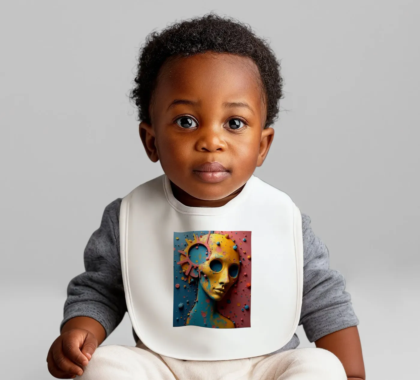 Knowledge gap baby bib by CASTILO