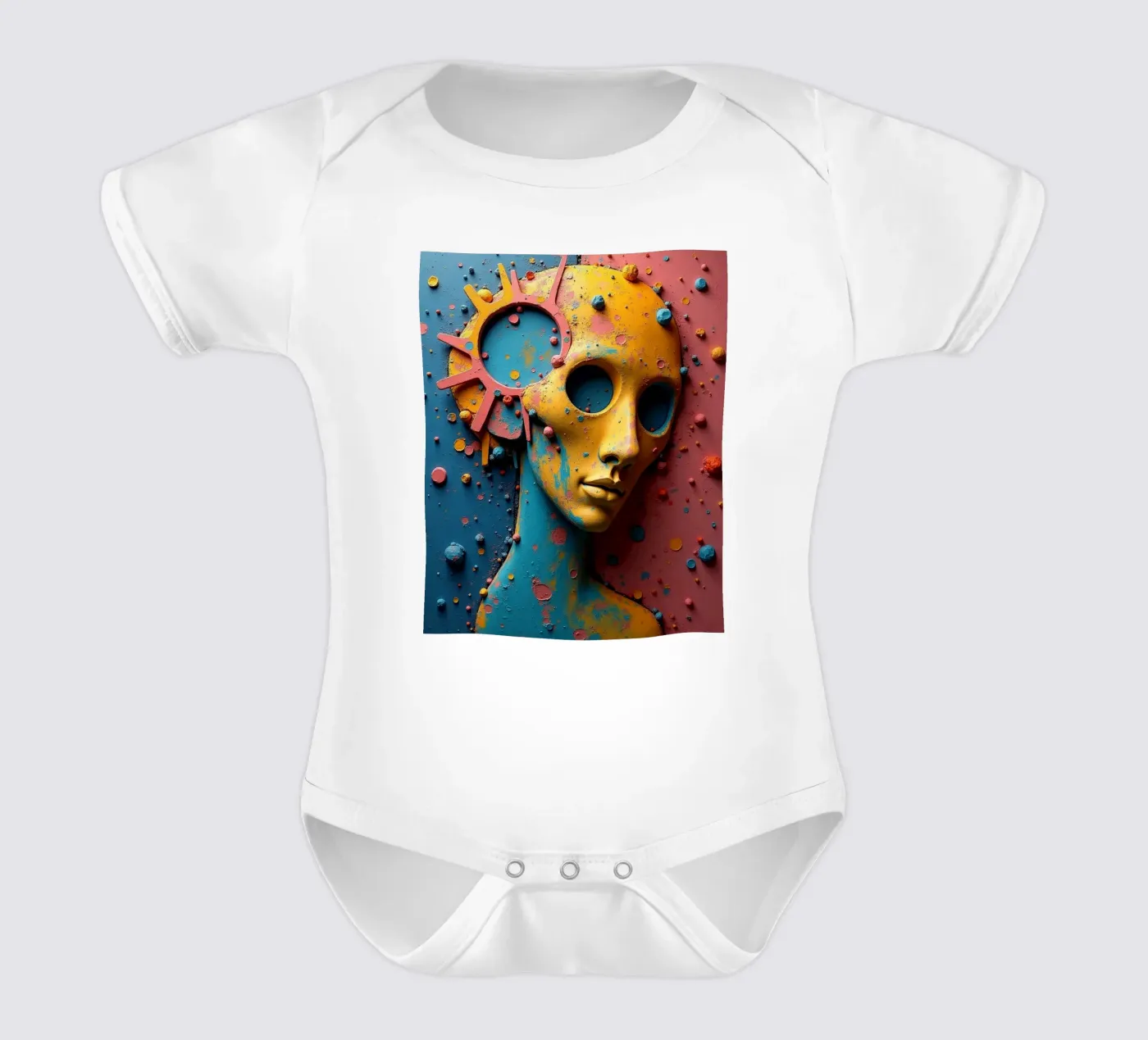 Knowledge gap Kurzarm Babybody von CASTILO