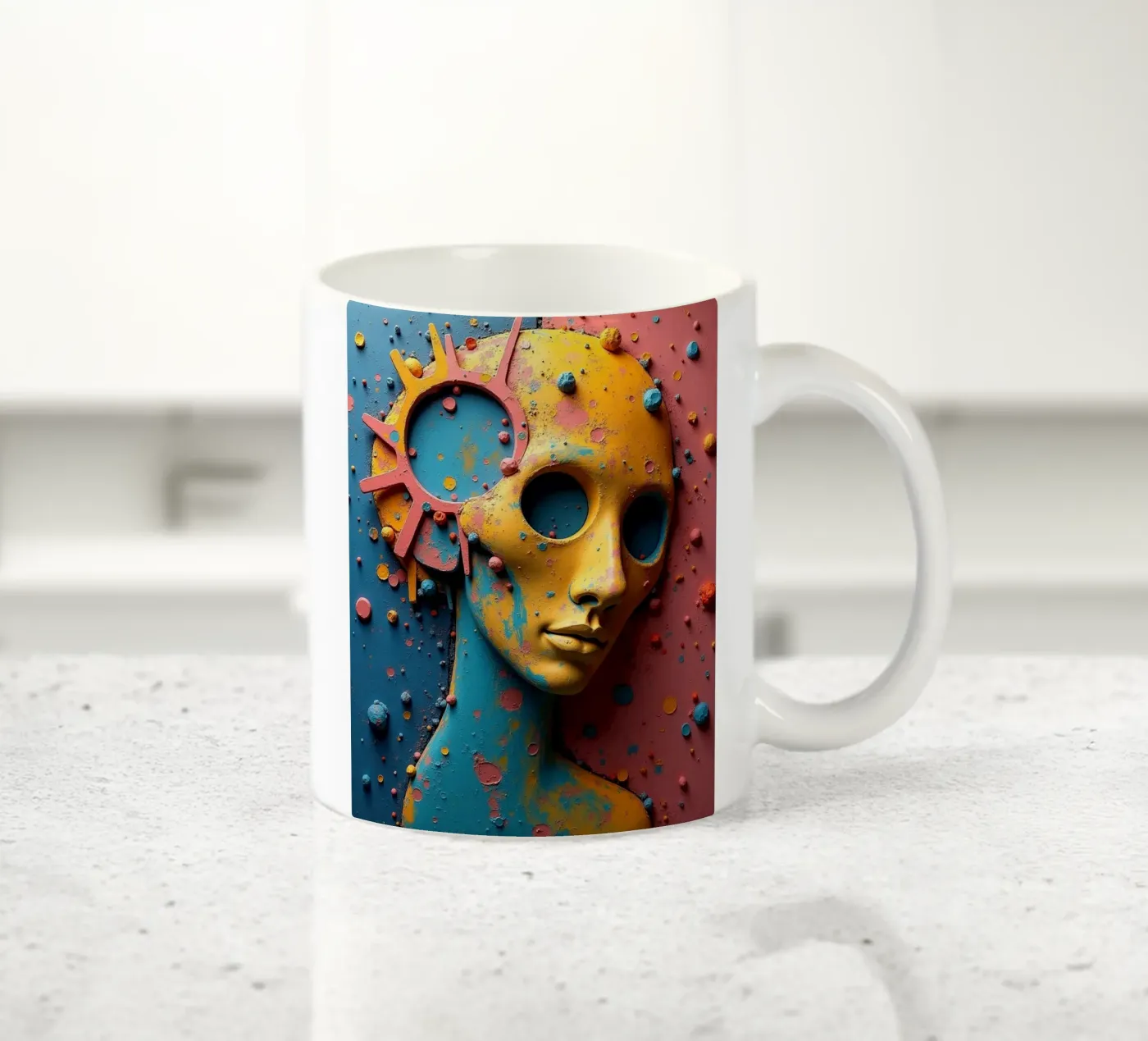 Knowledge gap Keramik Tasse von CASTILO