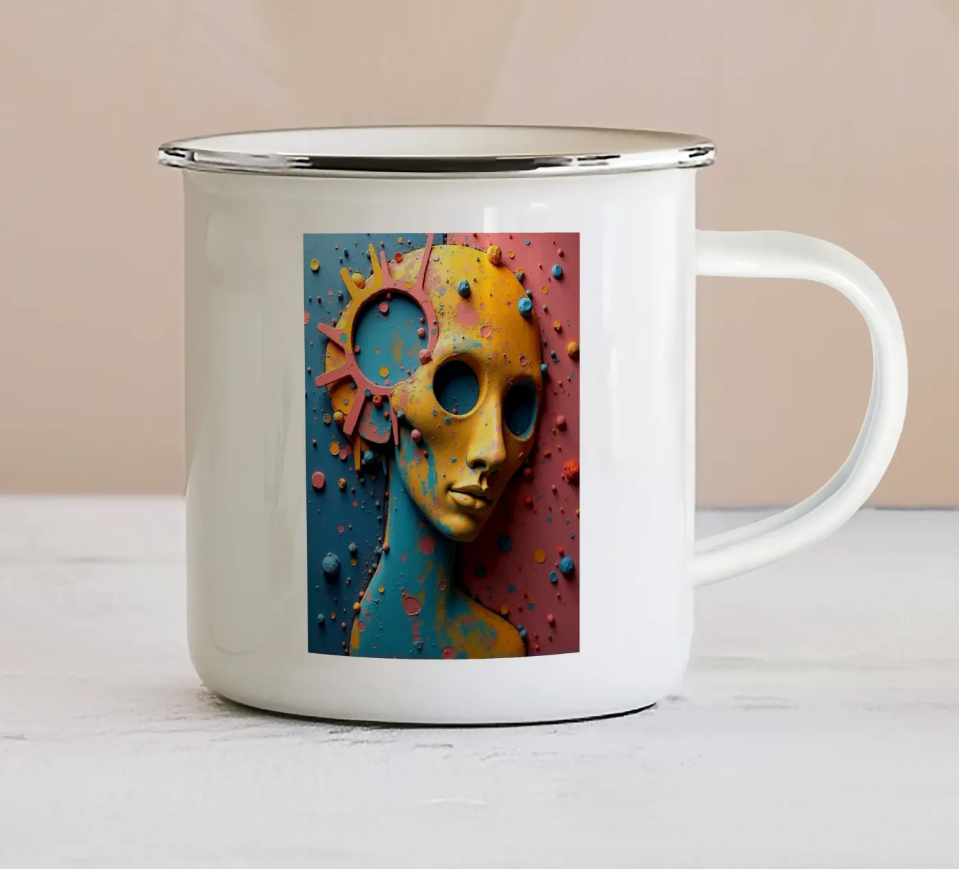 Knowledge gap tazza in smalto da CASTILO