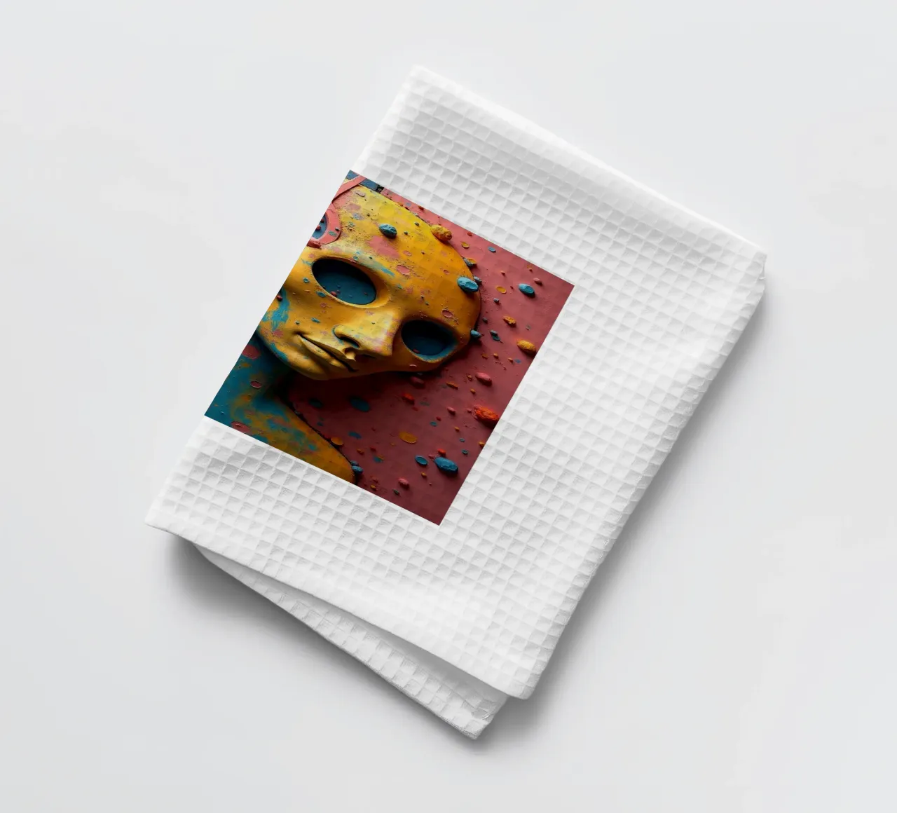 Knowledge gap tea towel by CASTILO