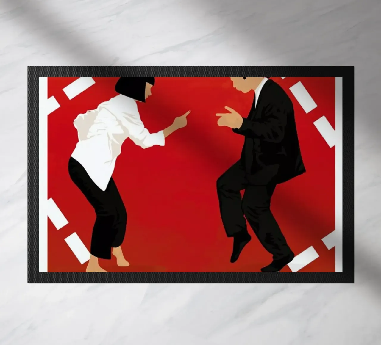 Pulp Fiction doormat by Gallery Print and Art Limited