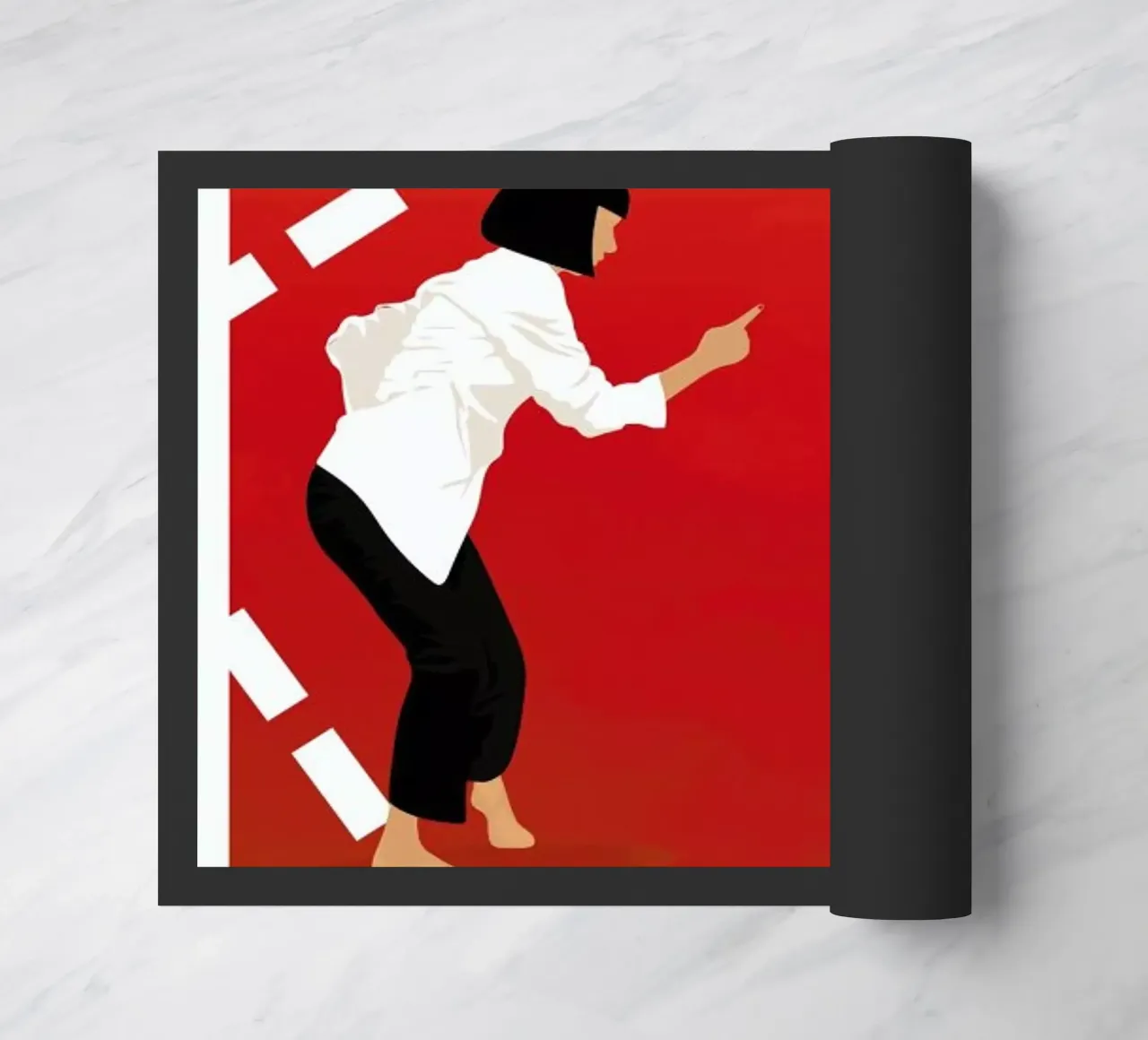 Pulp Fiction doormat by Gallery Print and Art Limited