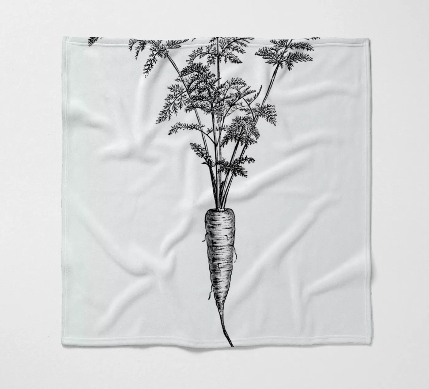 Carrot fleecedeken van Flora & Fauna