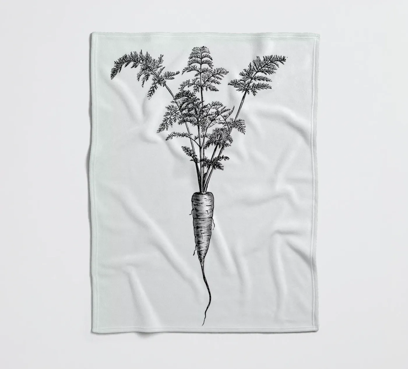 Carrot fleecedeken van Flora & Fauna