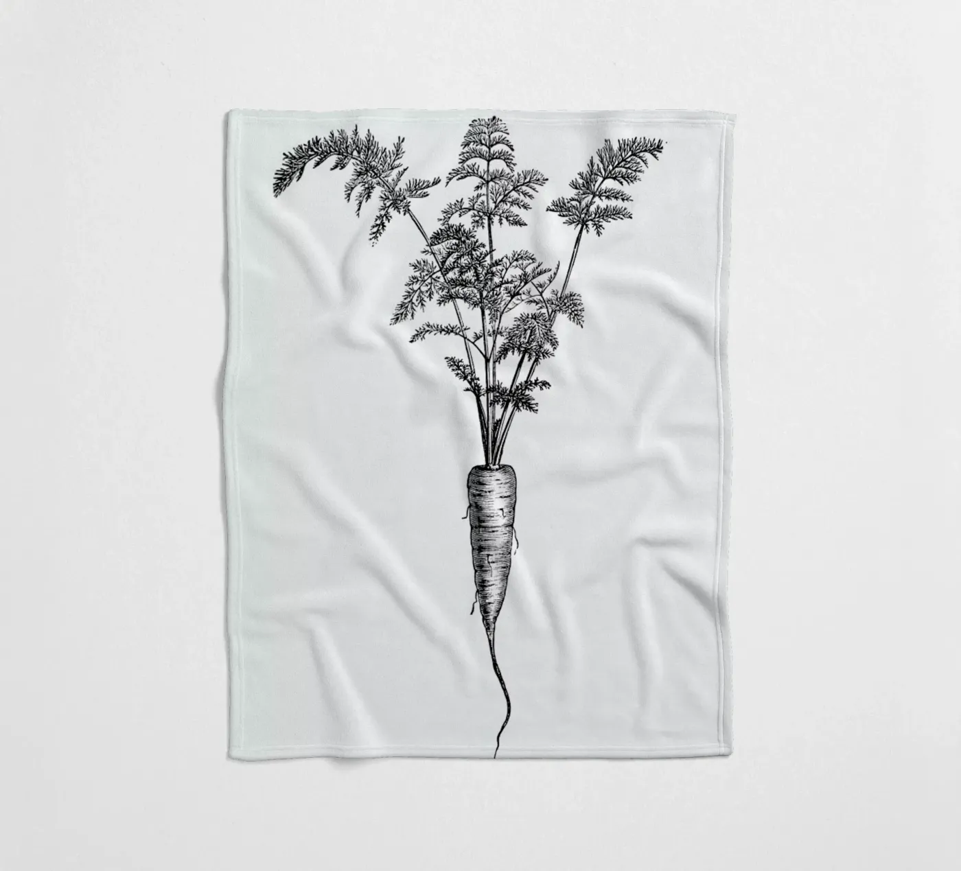 Carrot fleecedeken van Flora & Fauna