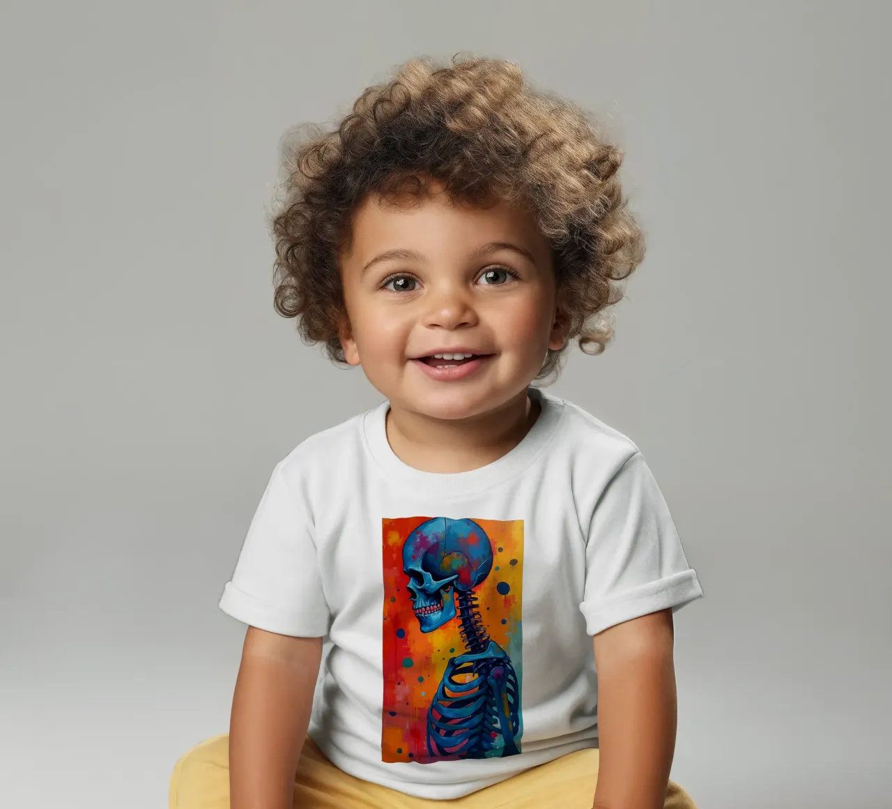 Blue again baby t-shirt by CASTILO