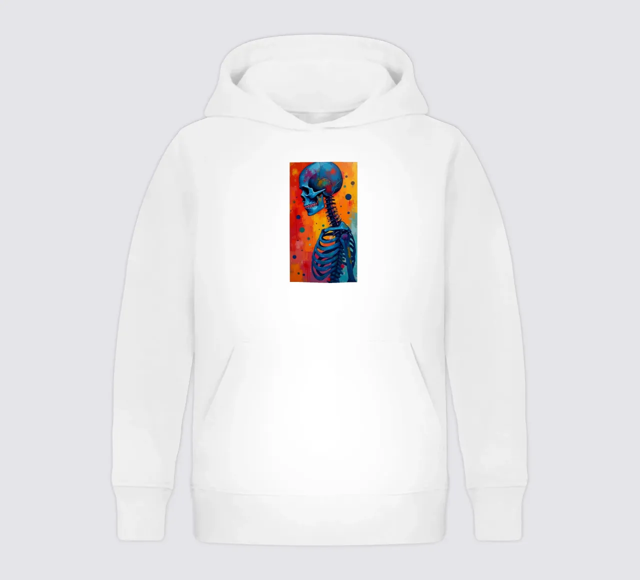Blue again kids hoodie by CASTILO