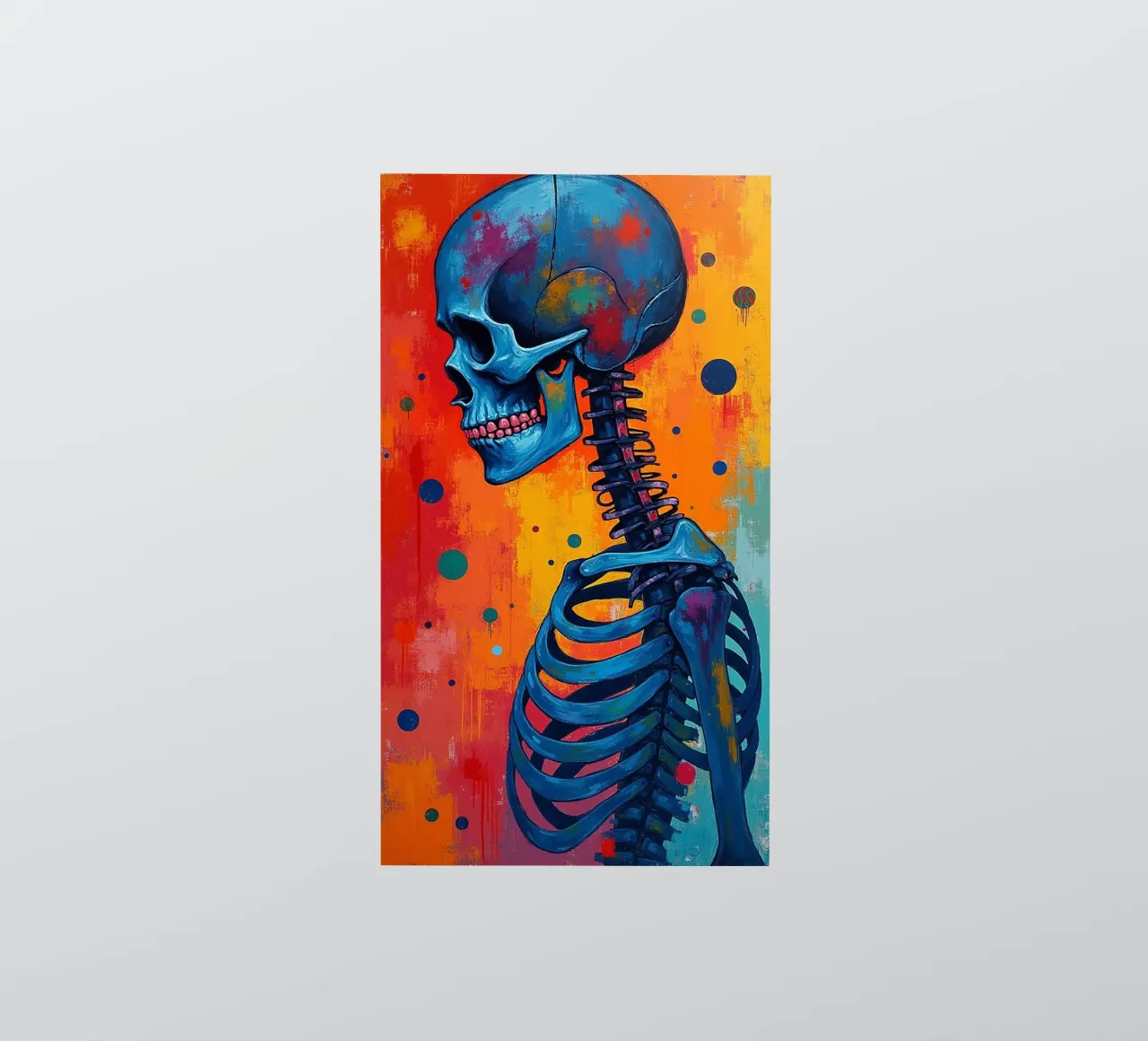 Weer blauw sticker van CASTILO