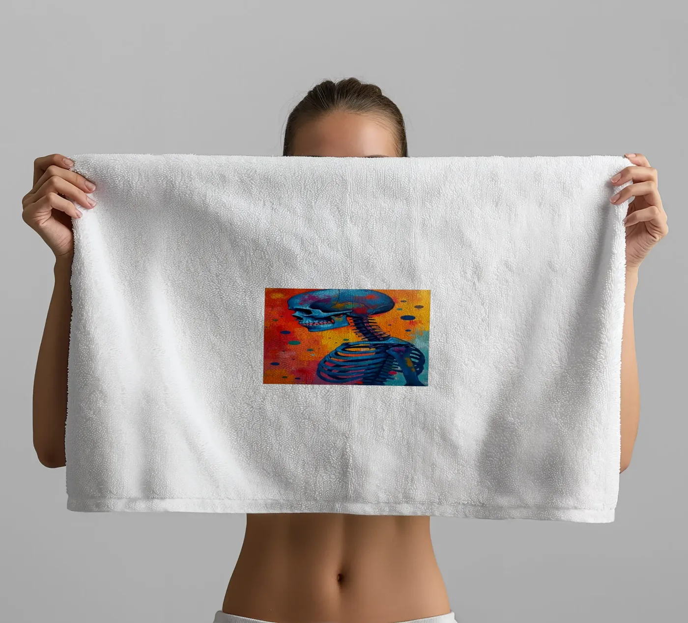 Blue again towel by CASTILO