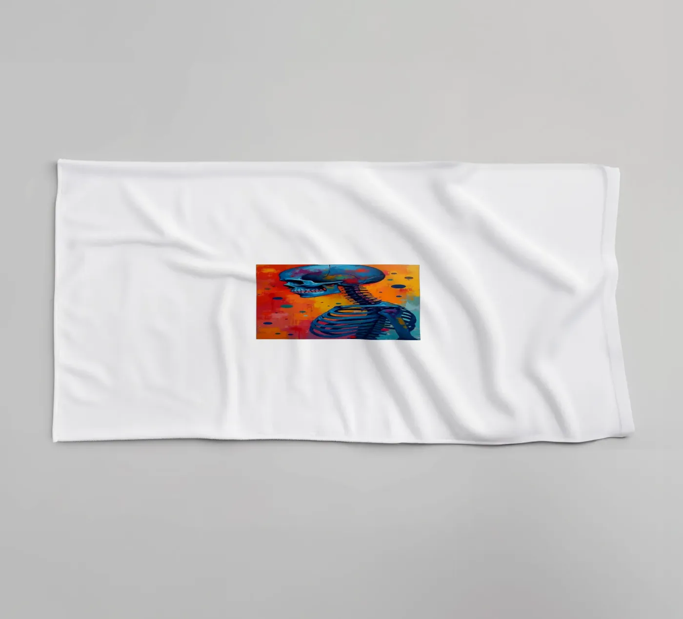 Blue again towel by CASTILO