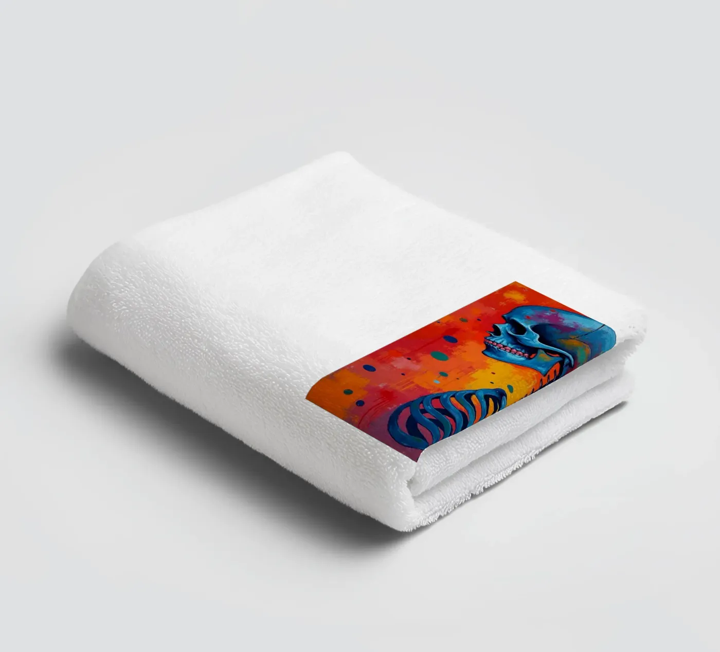 Blue again towel by CASTILO
