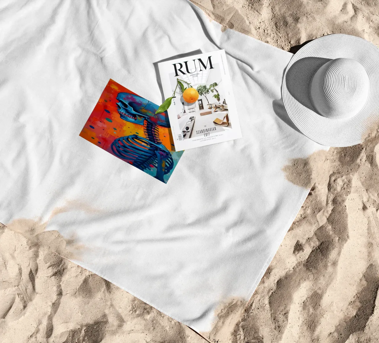 Ancora blu telo mare da CASTILO