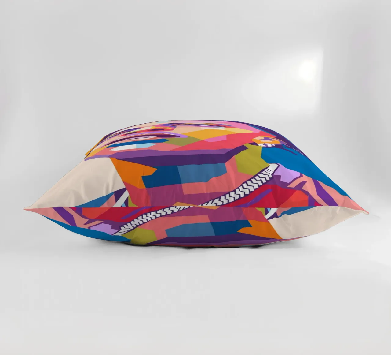 Ritratto pop art di Ishowspeed cuscino da Hantamrata