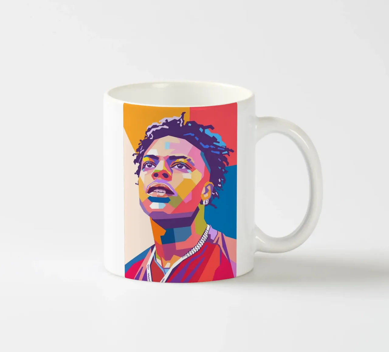Ritratto pop art di Ishowspeed tazza in ceramica da Hantamrata