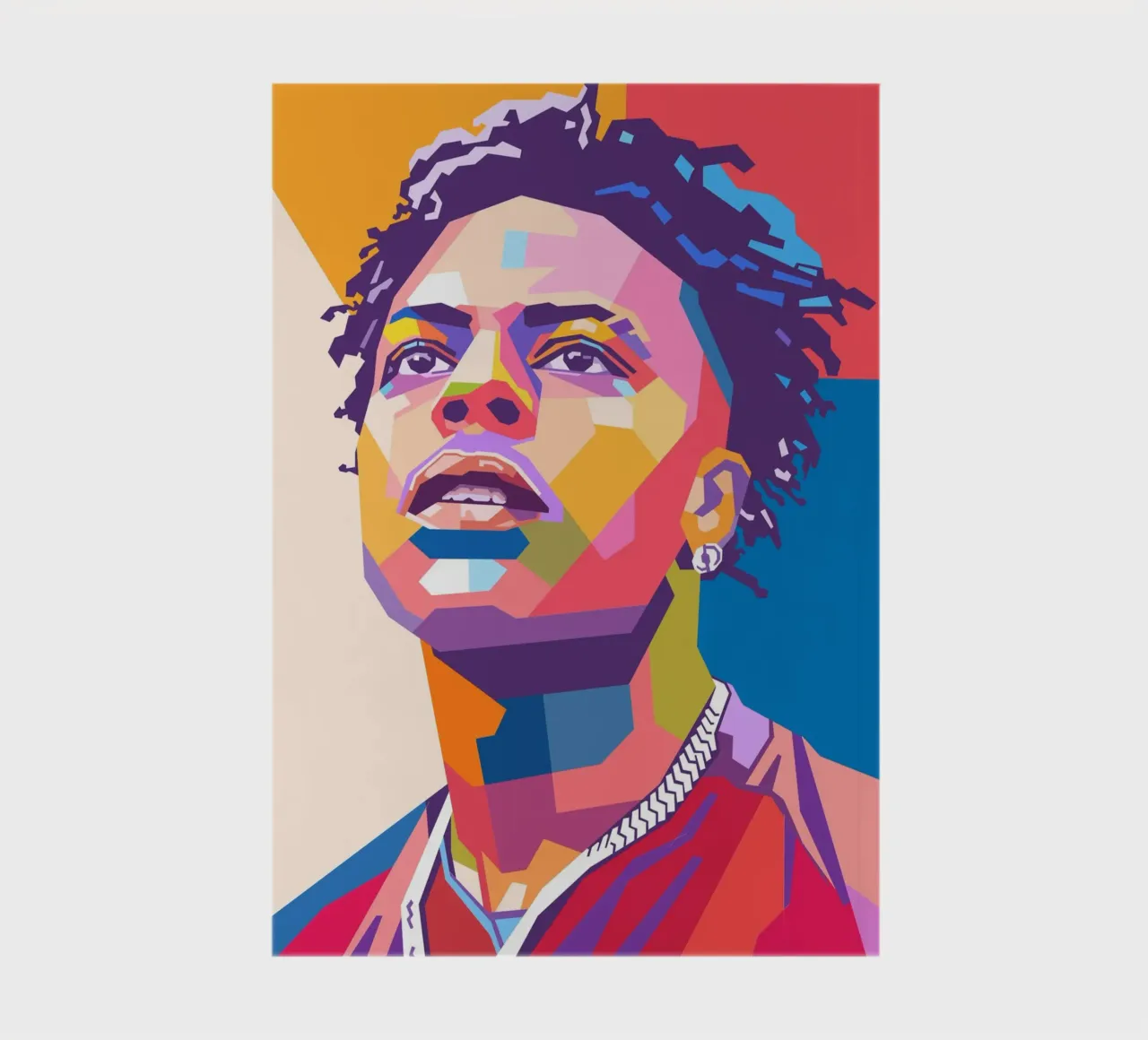 Ishowspeed pop art portrait notebook by Hantamrata