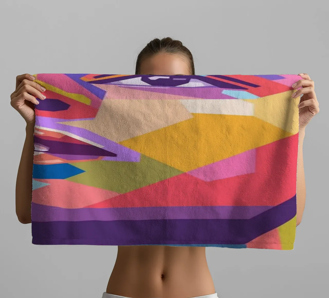 Ritratto pop art di Ishowspeed asciugamano da bagno da Hantamrata