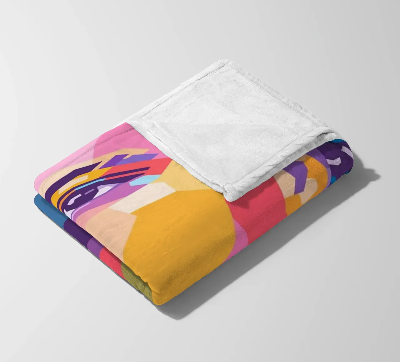 Ritratto pop art di Ishowspeed coperta in pile da Hantamrata