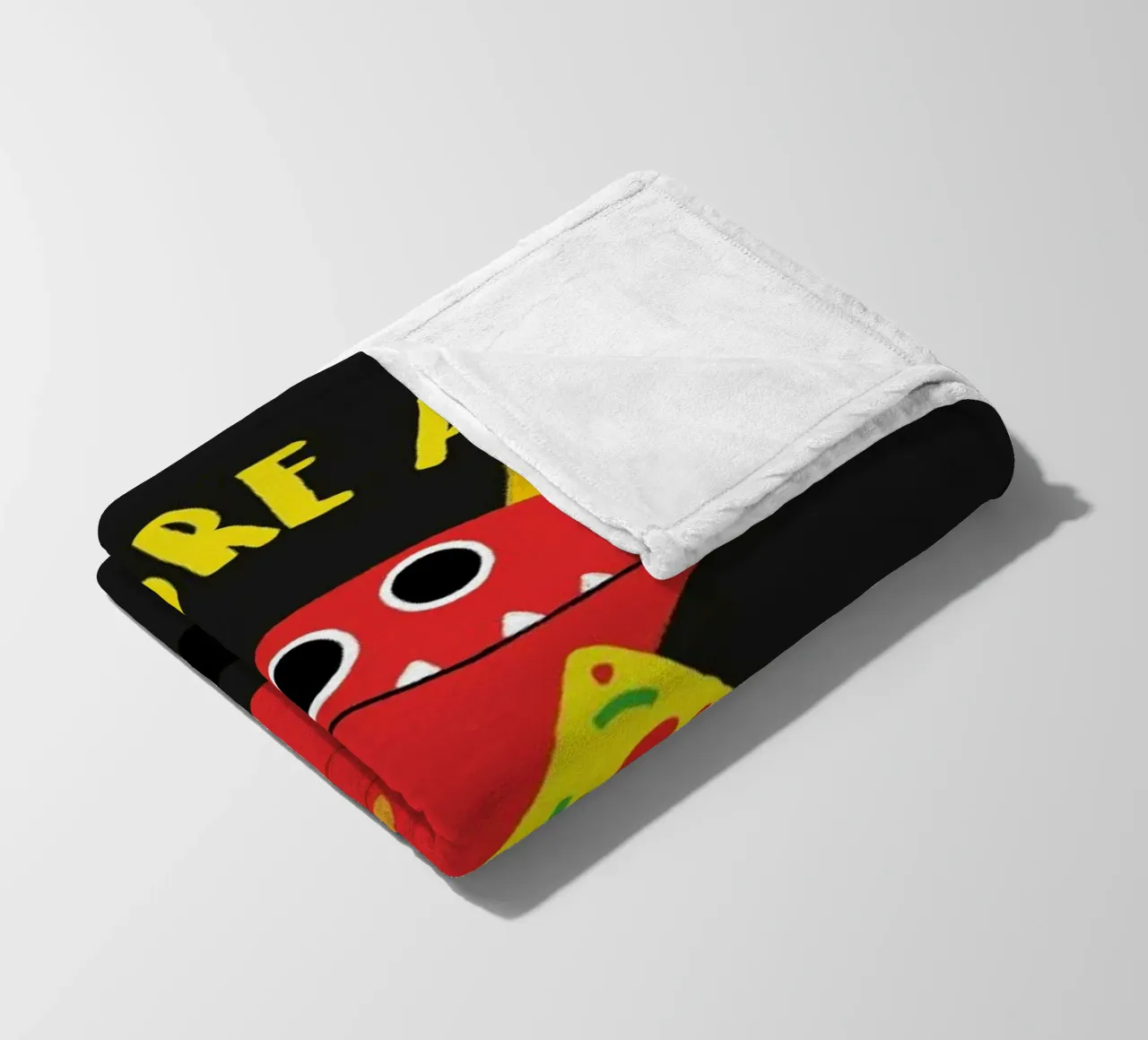 Pizzasaurus fleece blanket by DinoMike