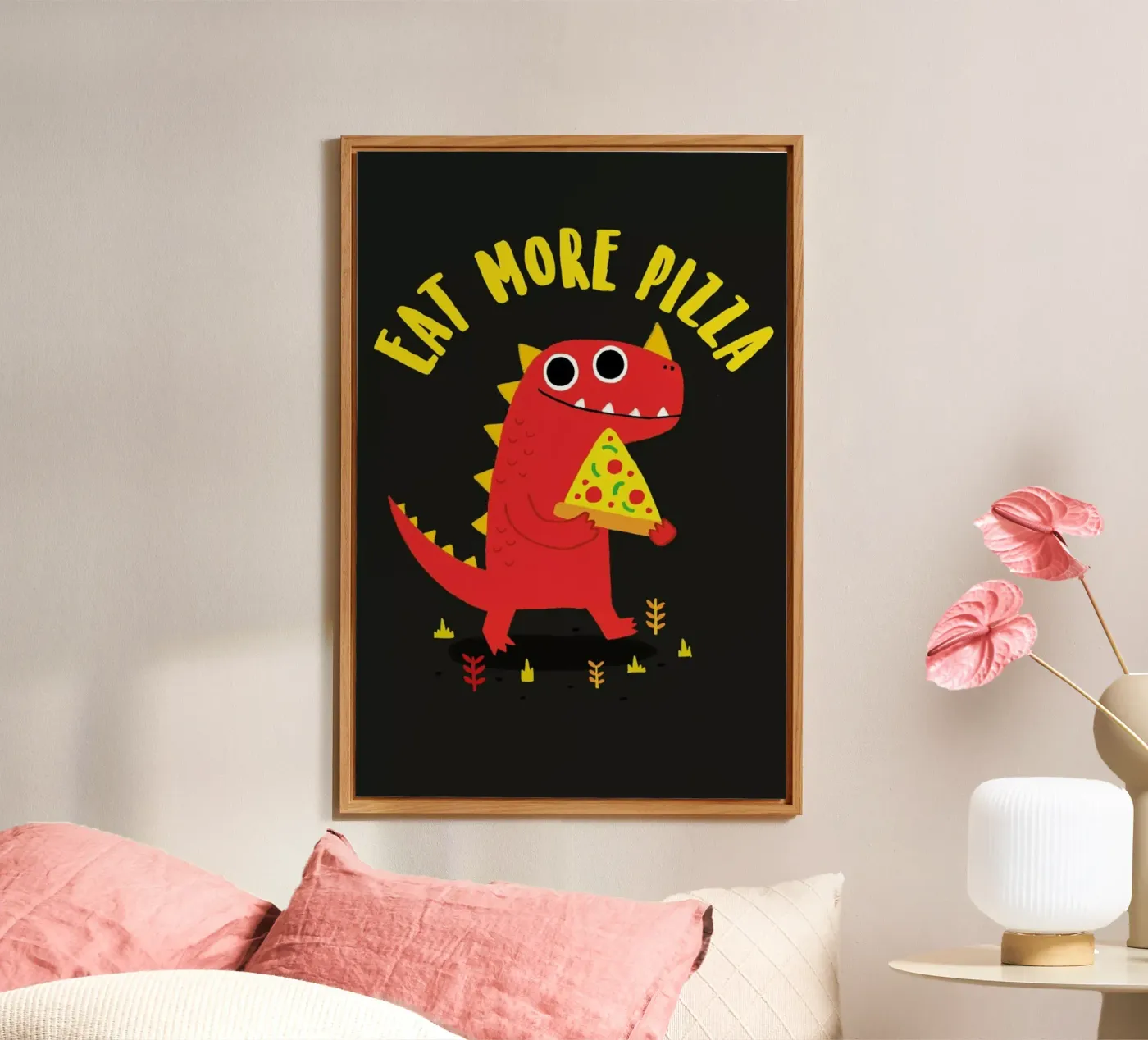 Pizzasaurus pannello forex da DinoMike