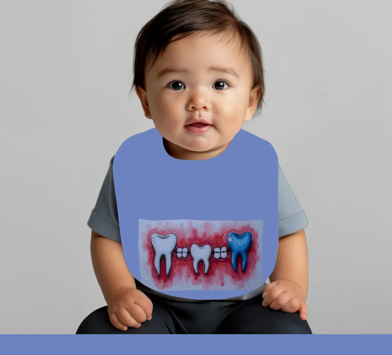 Maintenance work baby bib by CASTILO