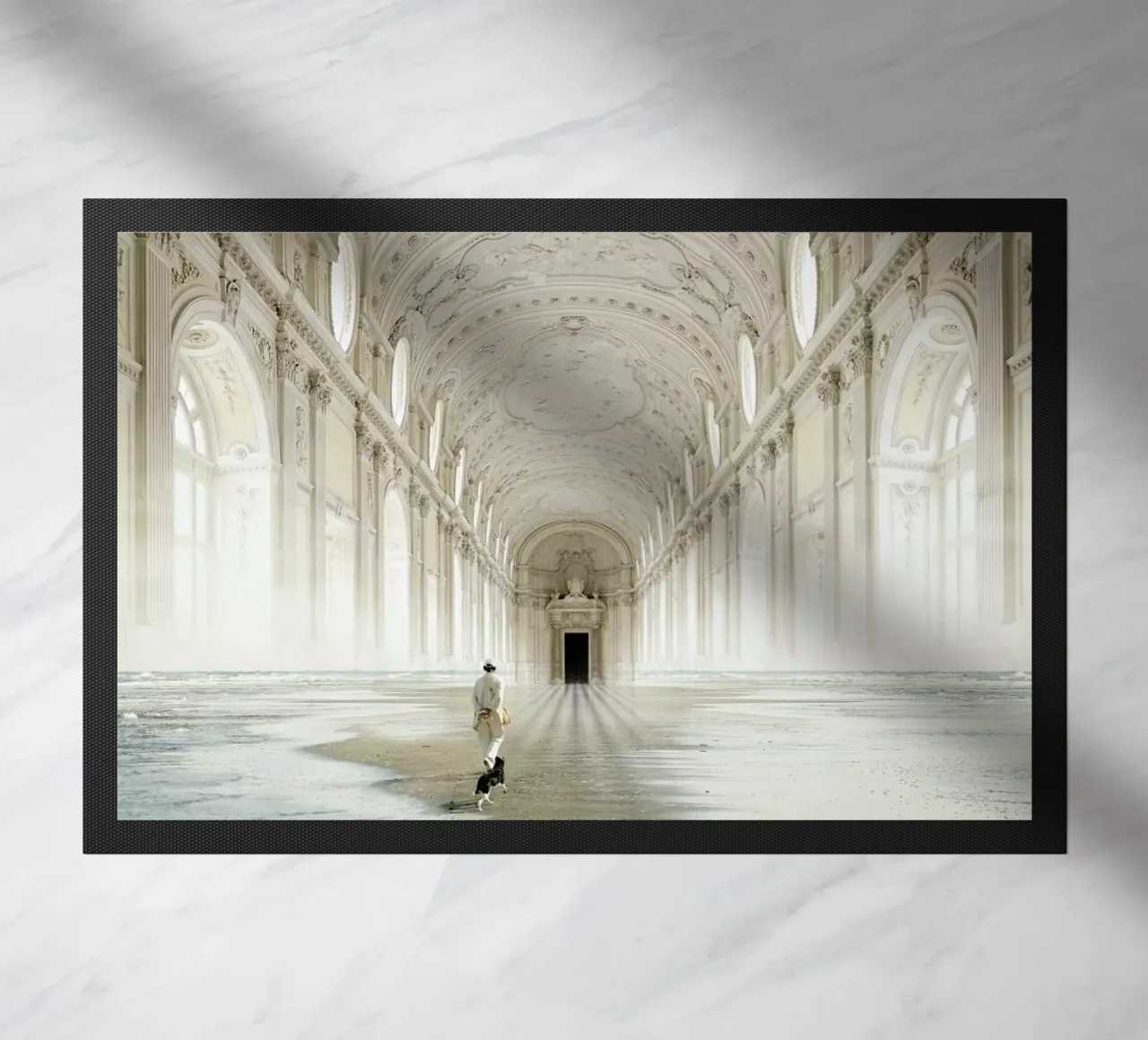 The Line doormat by Eugene Soloviev