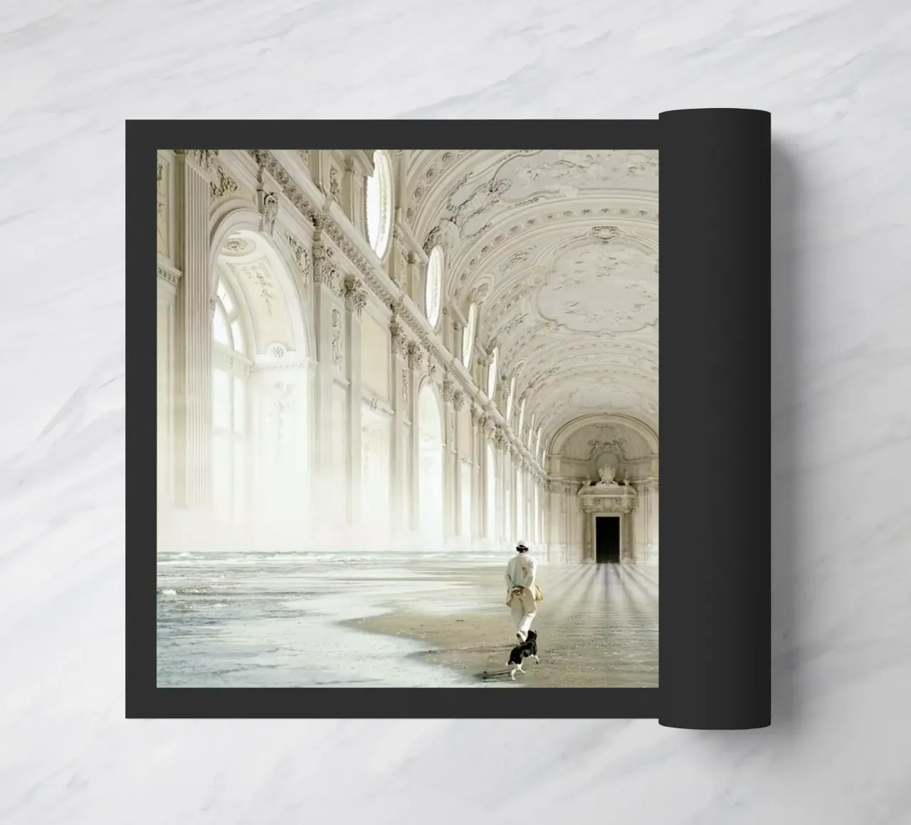 The Line doormat by Eugene Soloviev