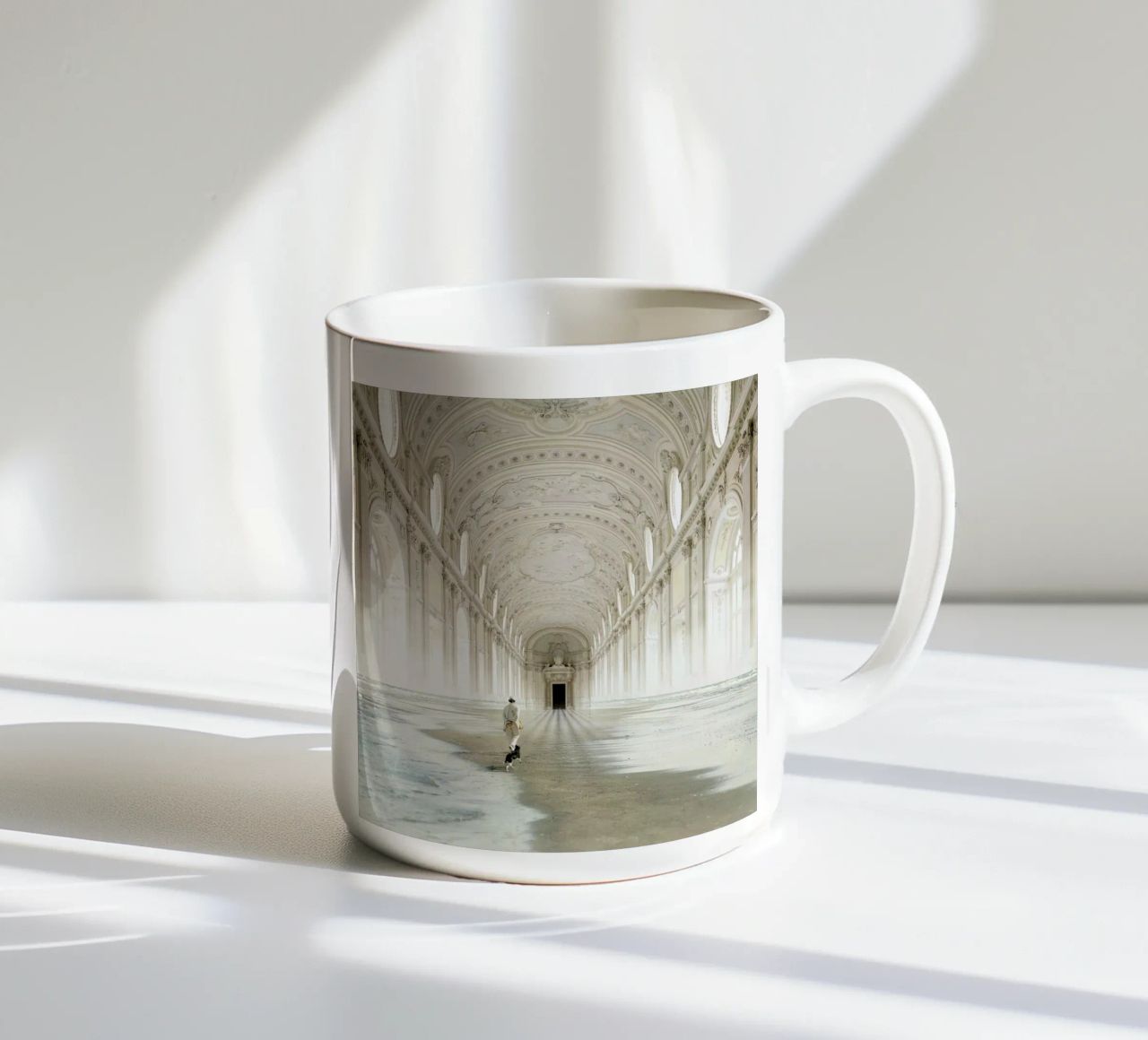 The Line tazza in ceramica da Eugene Soloviev