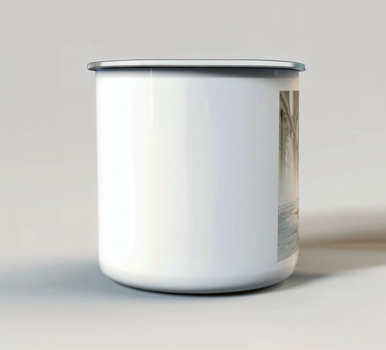 The Line enamel mug by Eugene Soloviev