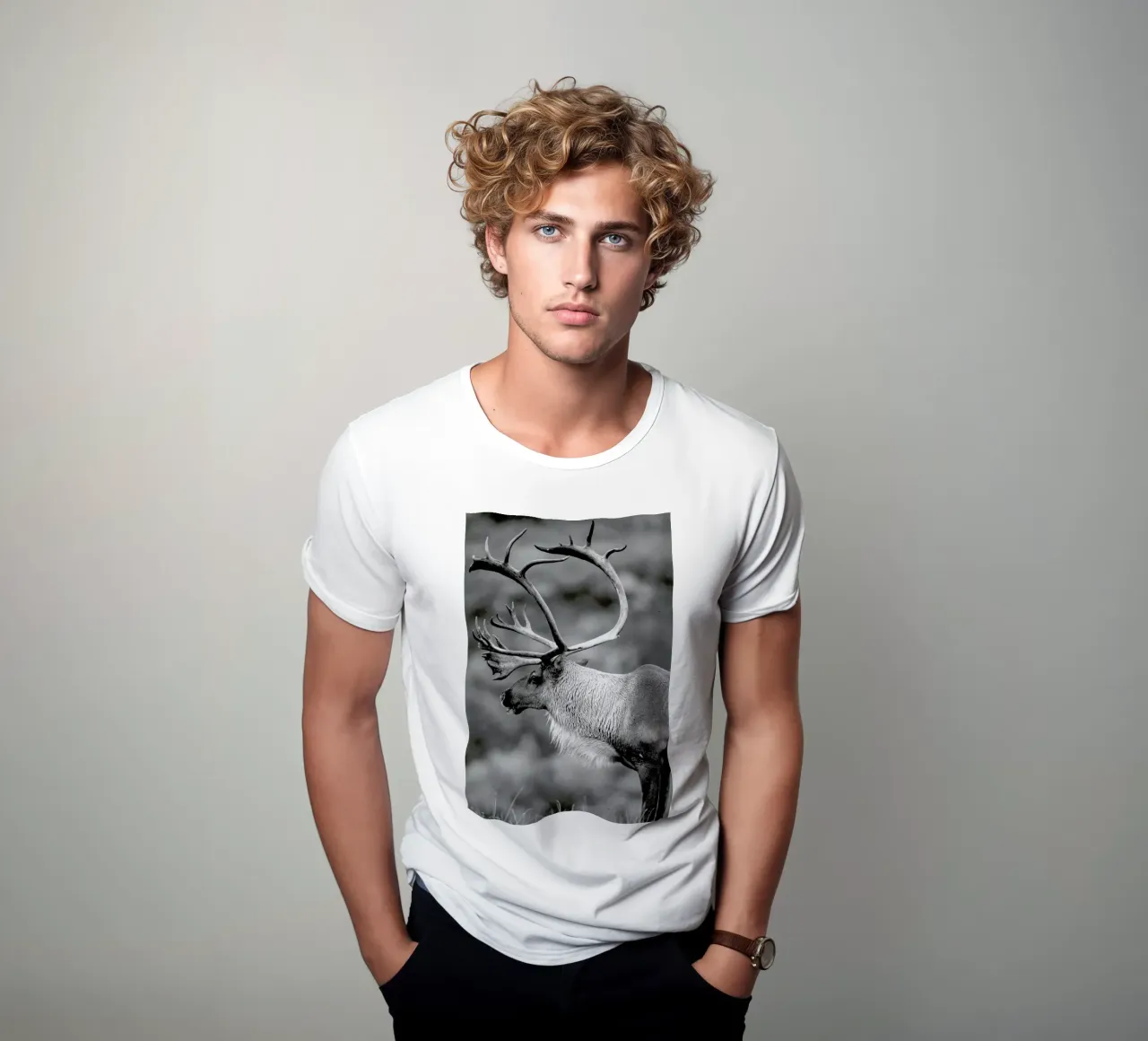 Caribou t-shirt by Natural Kingdom