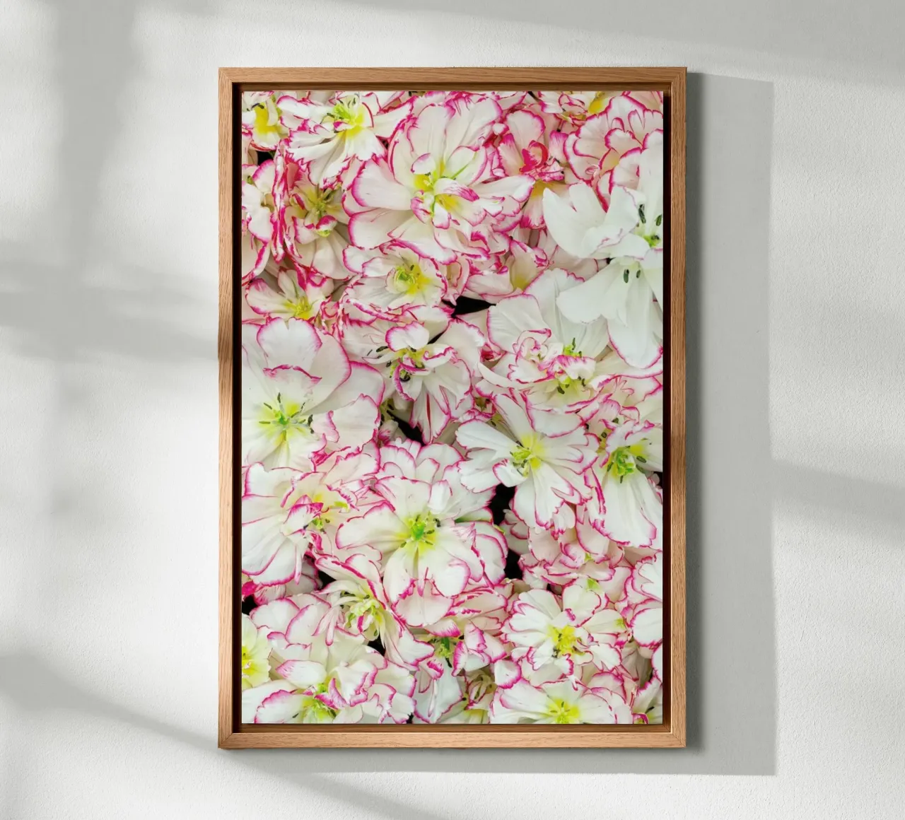 Romantic Tulips tela con Cornice a cassetta da Curious Collections by Marielle Leenders