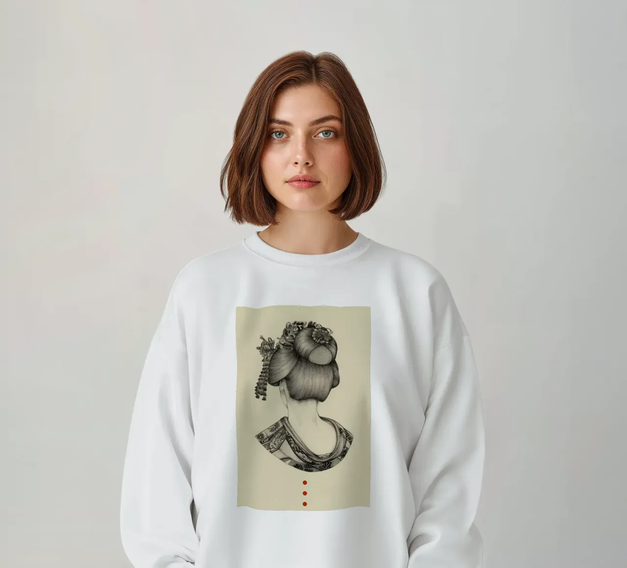 Demure 2 sweatshirt by The White Deer