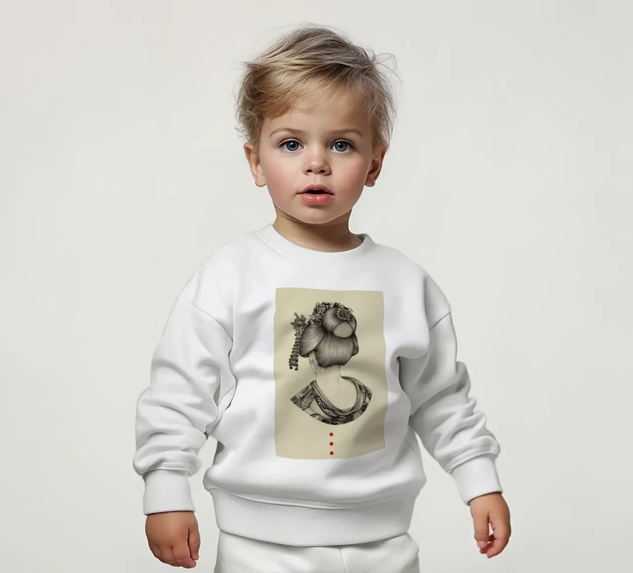 Demure 2 felpa neonato da The White Deer