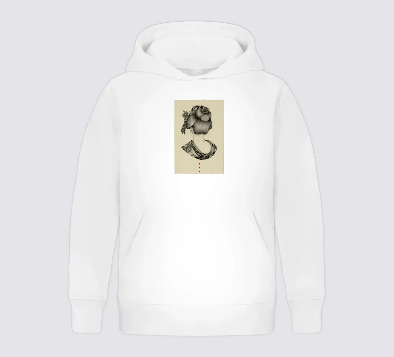 Demure 2 felpa bambino con cappuccio da The White Deer