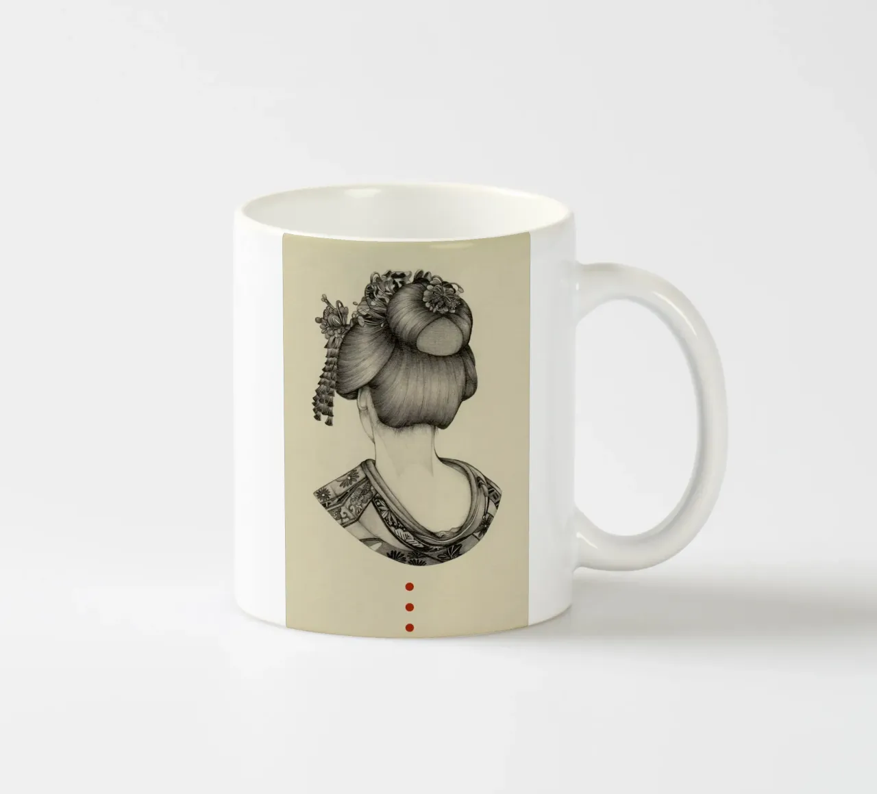 Demure 2 tazza in ceramica da The White Deer
