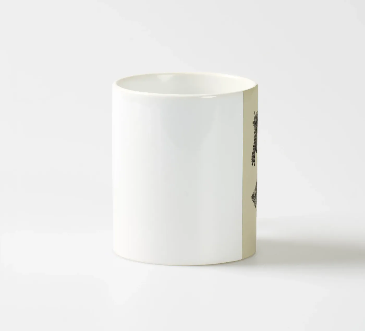 Demure 2 ceramic mug by The White Deer
