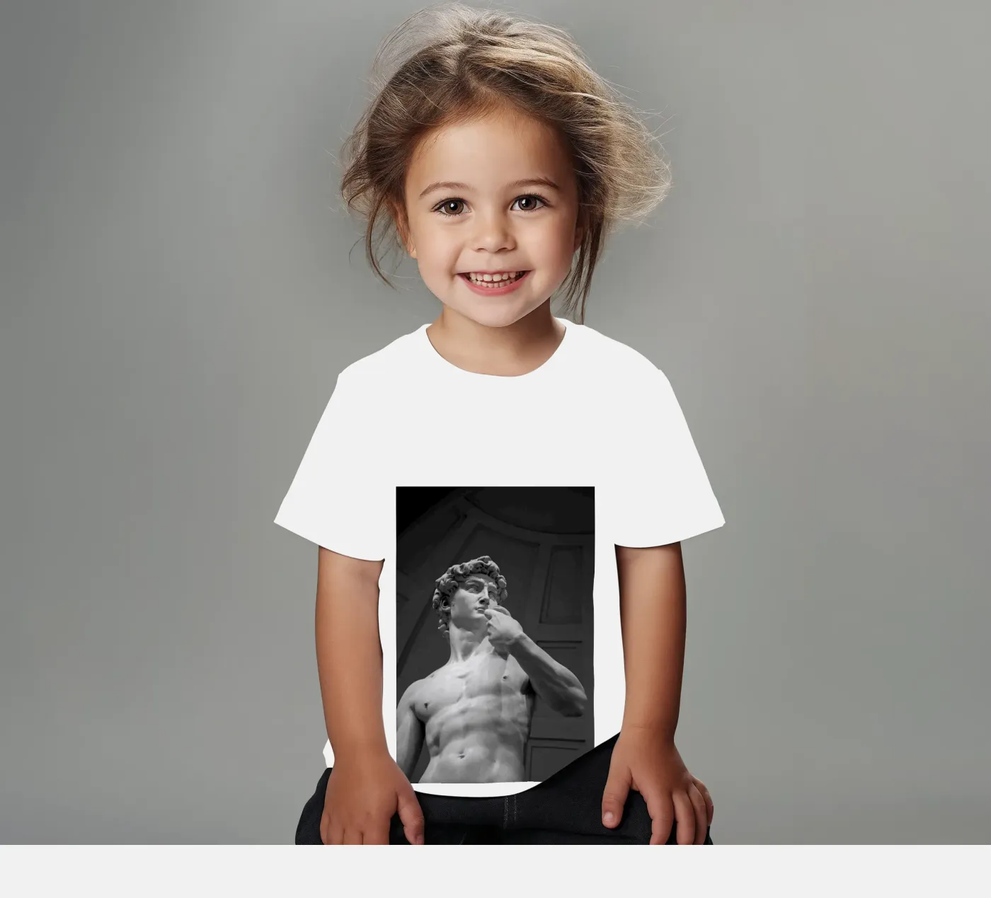 michelangelo kinder t-shirt van Trending Art Company