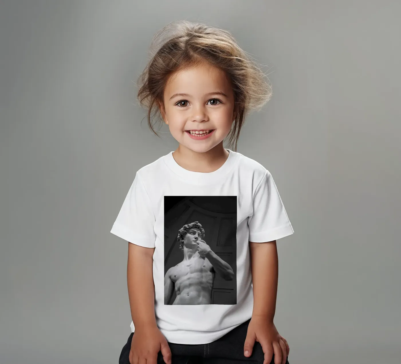 michelangelo kinder t-shirt van Trending Art Company