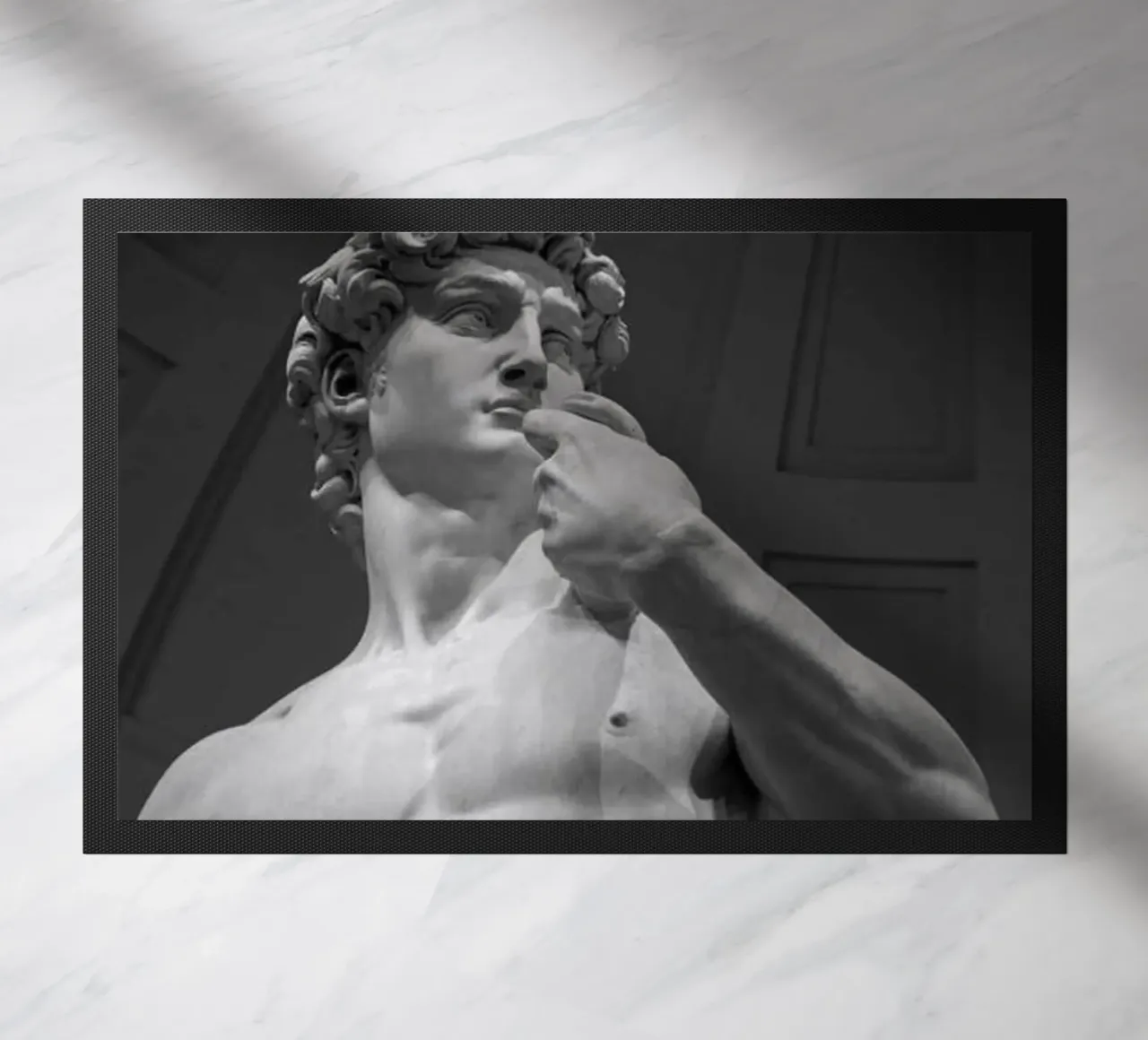 michelangelo doormat by Trending Art Company