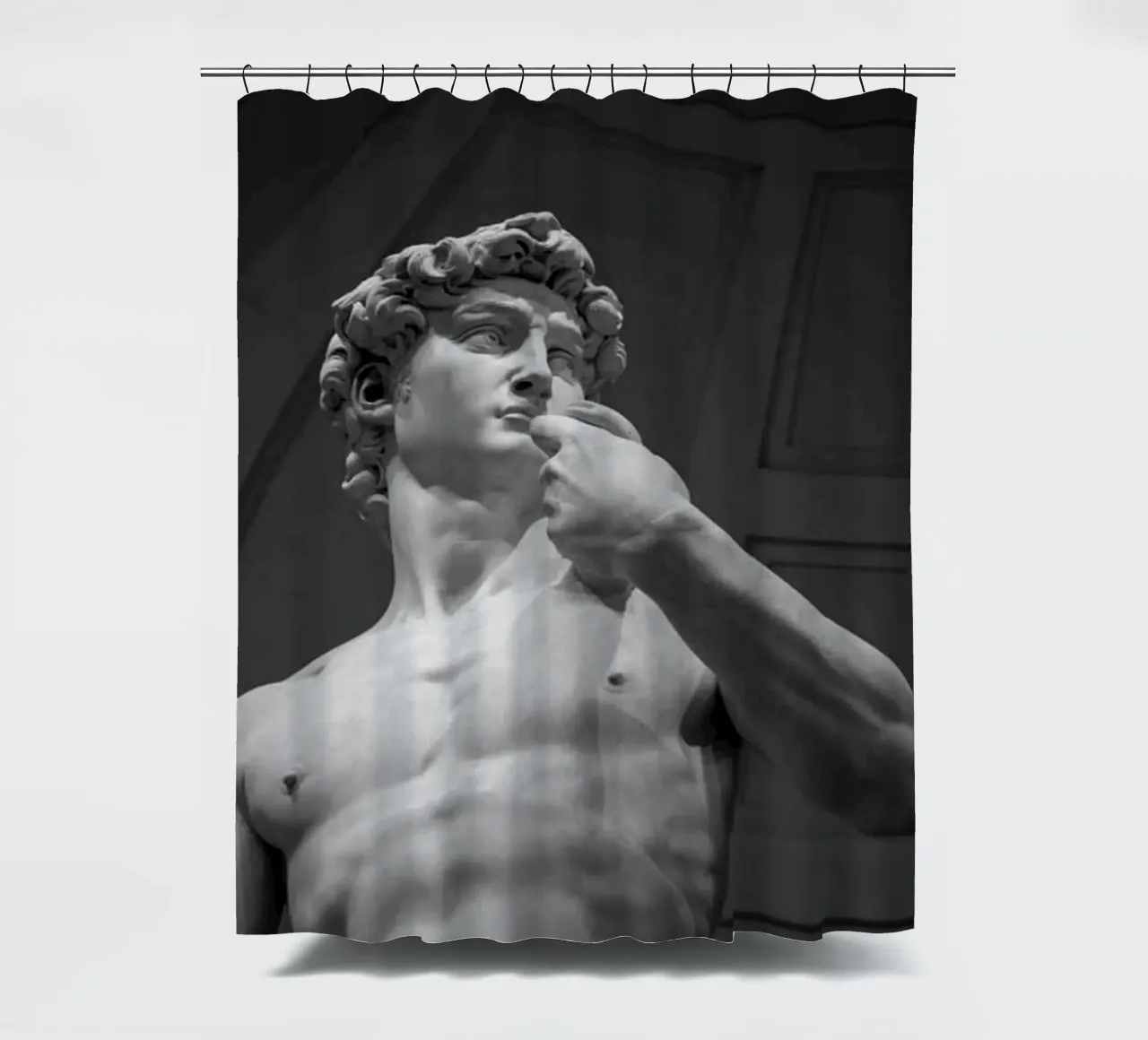 michelangelo Duschvorhang von Trending Art Company
