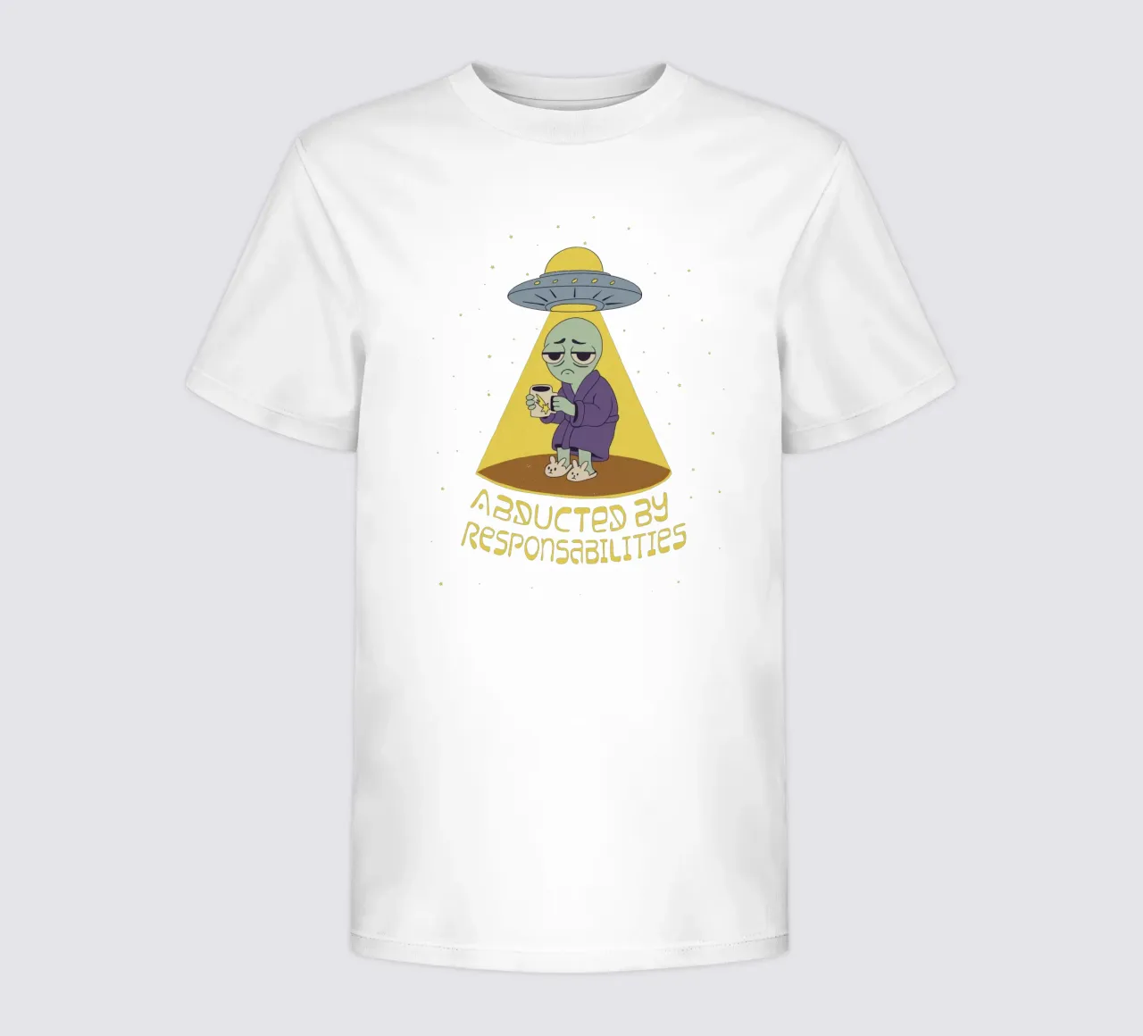 Abducted by responsabilities kids t-shirt by Loobs