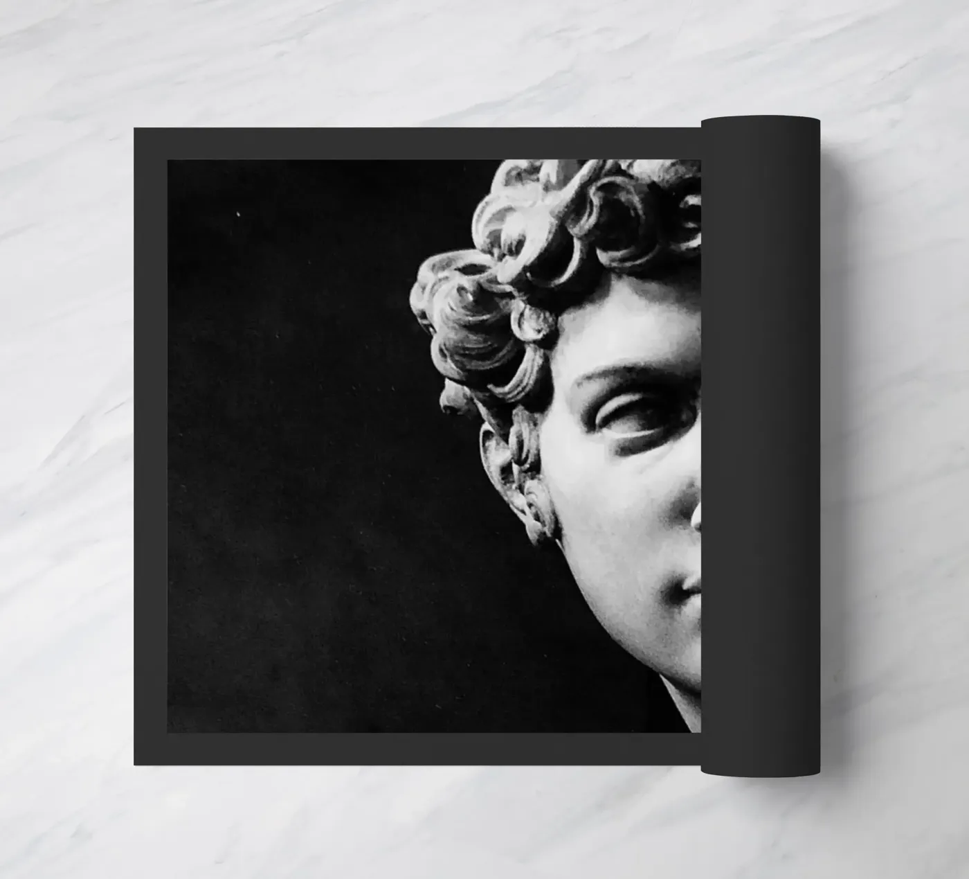 michelangelo - david doormat by Trending Art Company