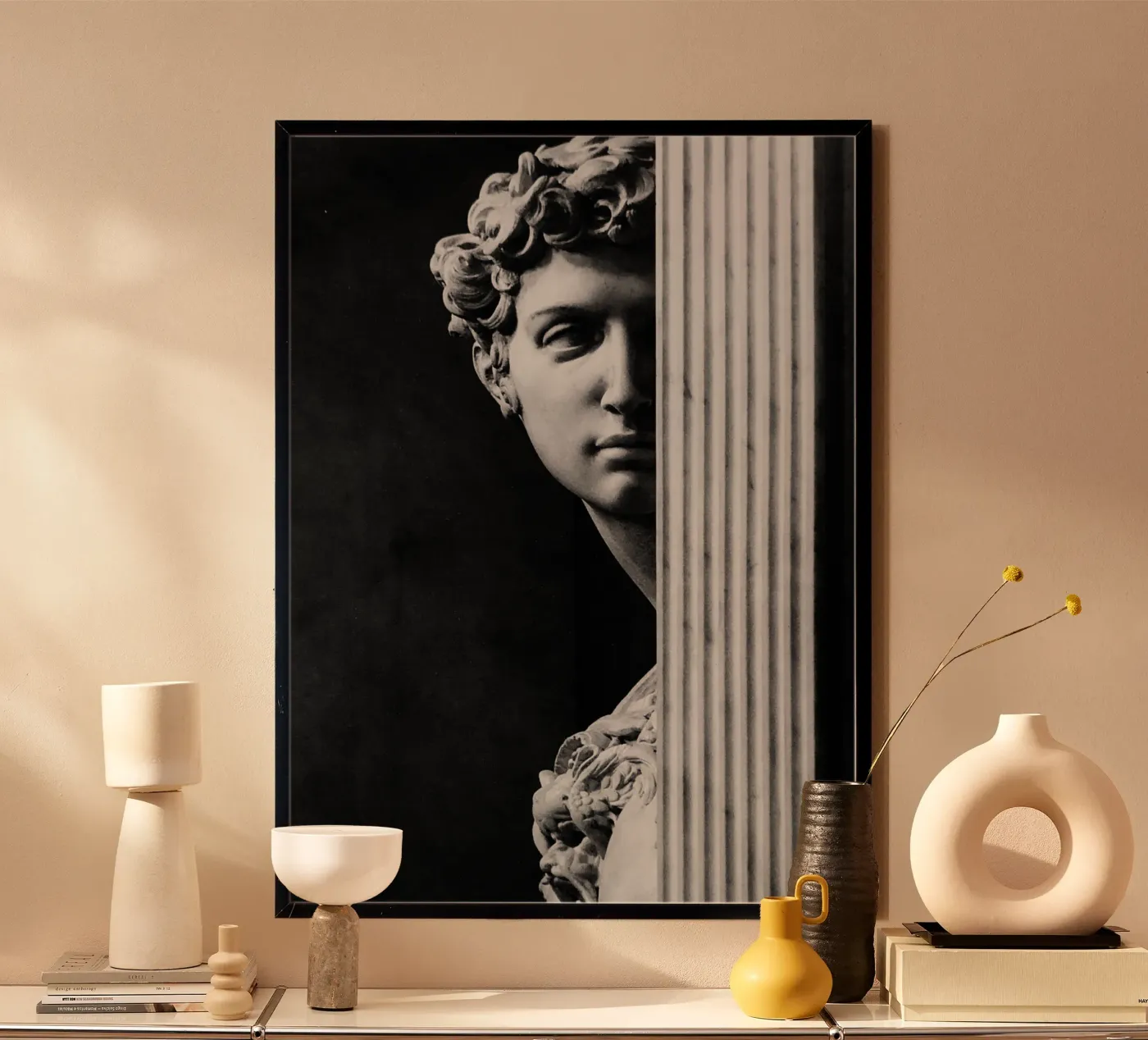 michelangelo - david poster by Trending Art Company