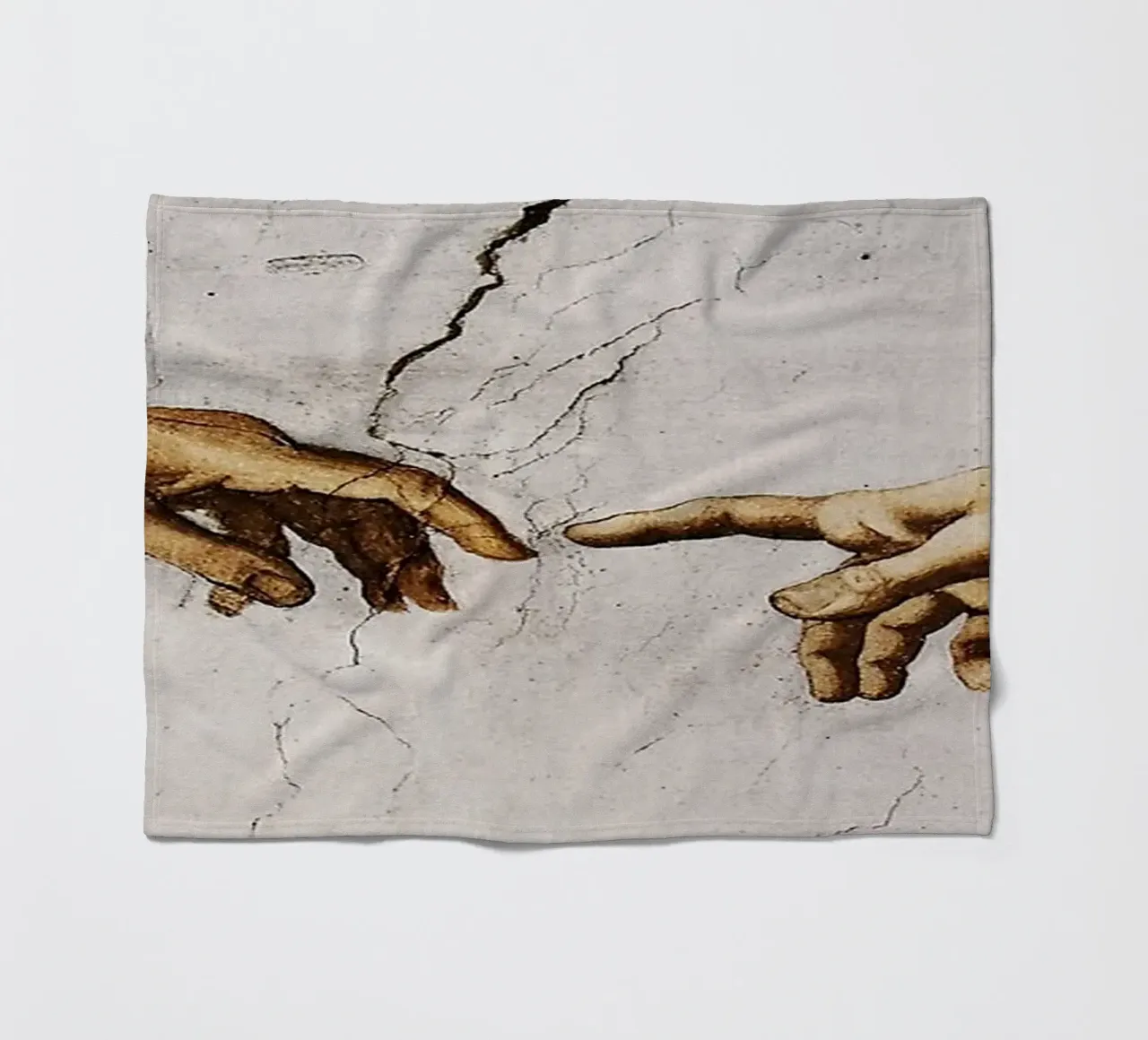 Michelangelo - Hands coperta in pile da Trending Art Company