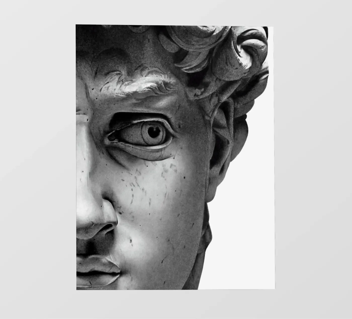 Michelangelo - DAVID pellicola backlit da Trending Art Company