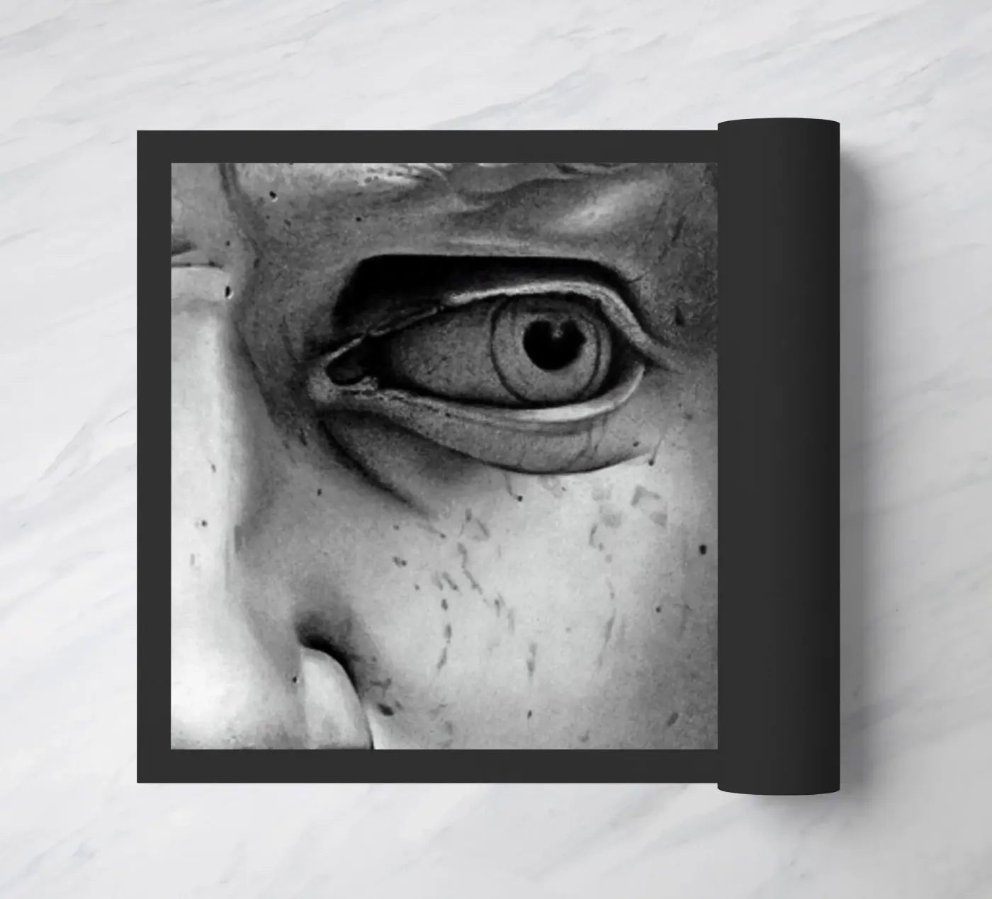 Michelangelo - DAVID Fußmatte von Trending Art Company